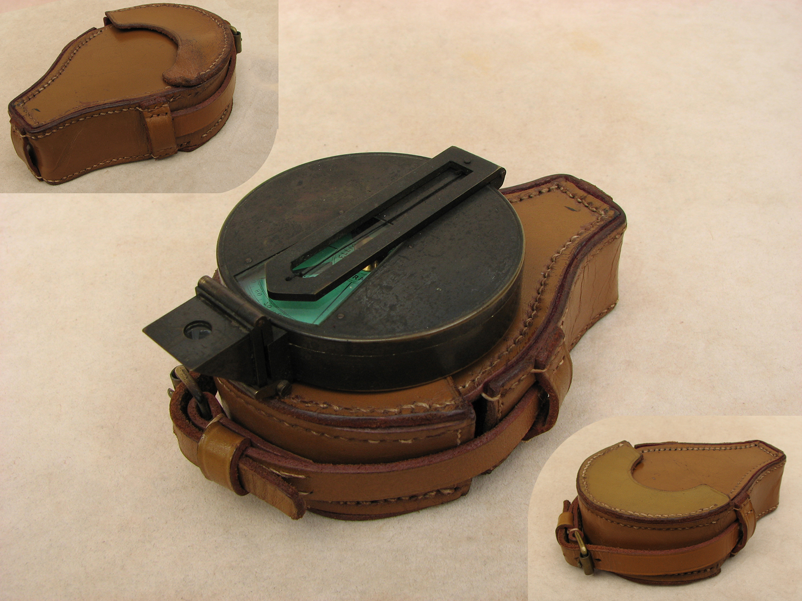 Elliott Bros prismatic compass owned by J. G. Cooke 101st Regiment